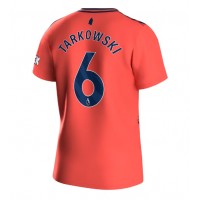 Camisa de Futebol Everton James Tarkowski #6 Equipamento Secundário 2023-24 Manga Curta